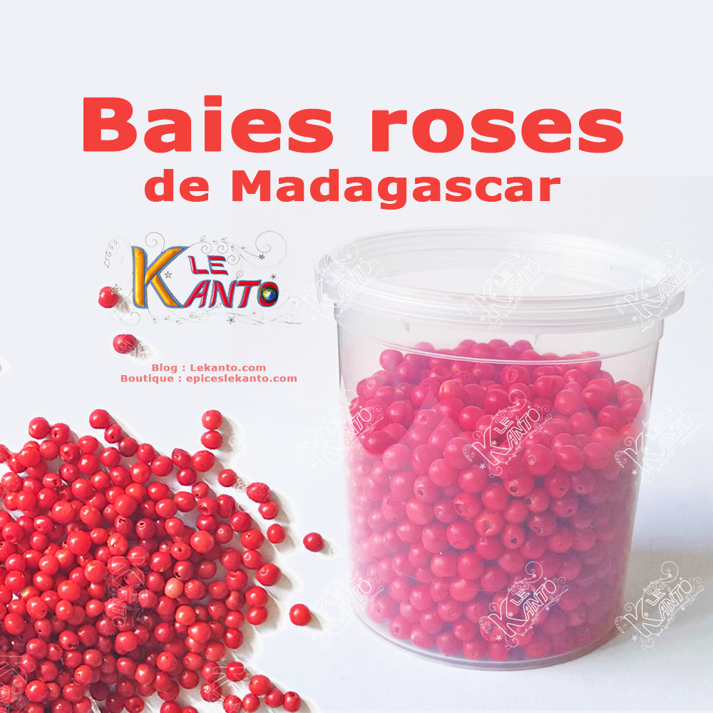 Les Baies roses de Madagascar 25 g-100 g-250 g - Epiceslekanto