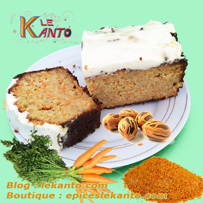 Le Macis dans mon Carrot cake. Cliquez pour voir la recette