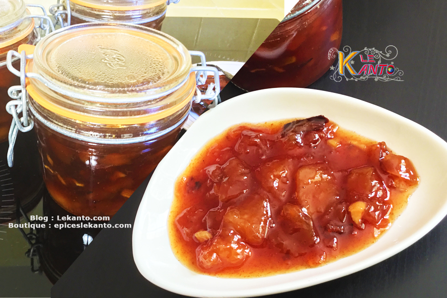Confiture de Brugnon au gingembre Le Gingembre