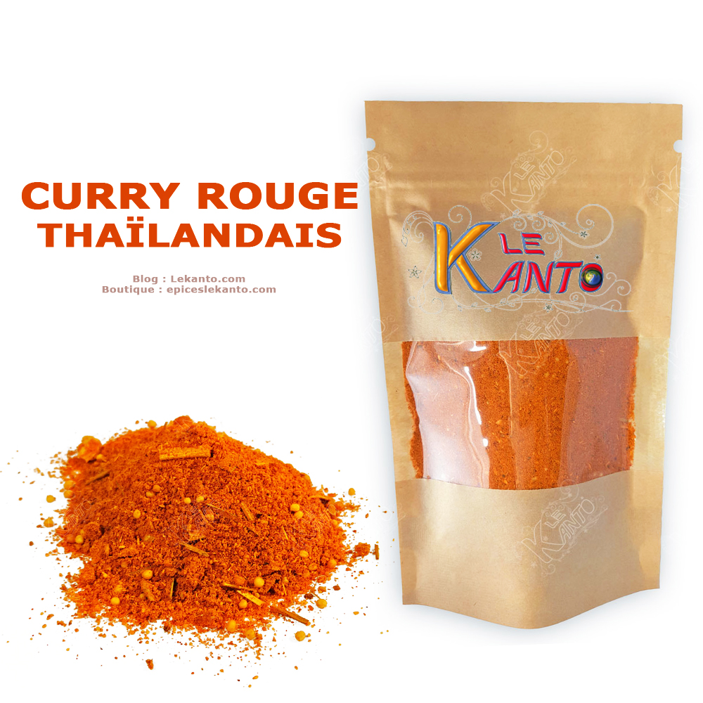 Curry rouge thaïlandais en poudre - 50 gr - Epiceslekanto