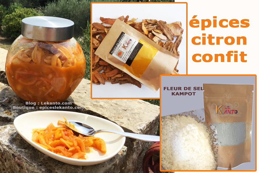 Cliquez pour voir la recette Citron confit à la fleur de sel