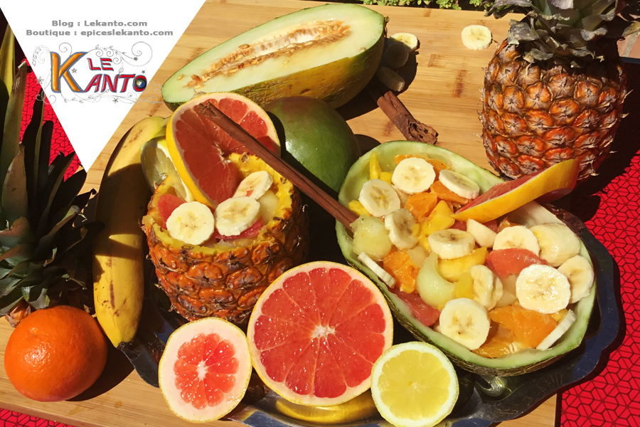 Salade de fruit parfumée à la badiane chinoise Badiane chinoise ou anis étoilé