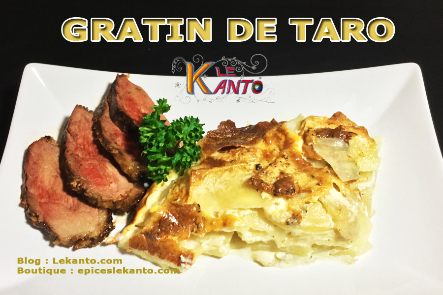 Recette du gratin de taro Noix de muscade