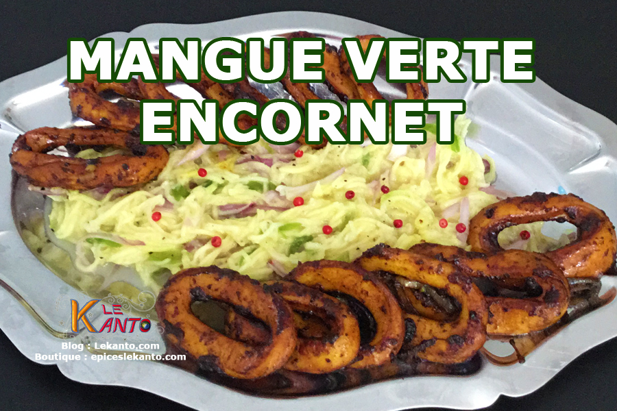 Encornet et achards de mangue Épices pour encornet