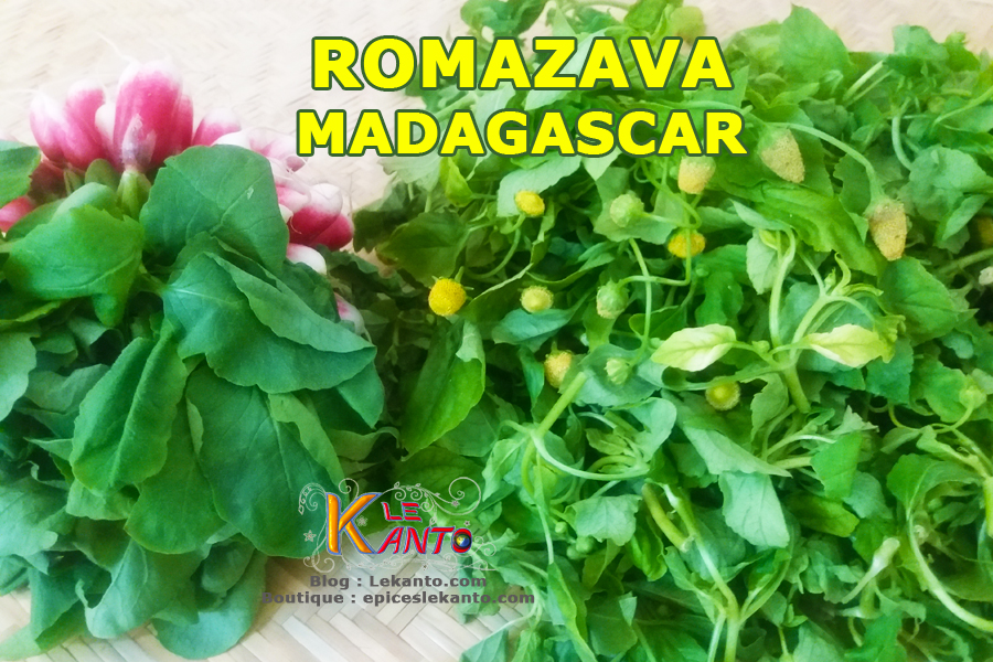 Feuilles comestibles épices pour romazava